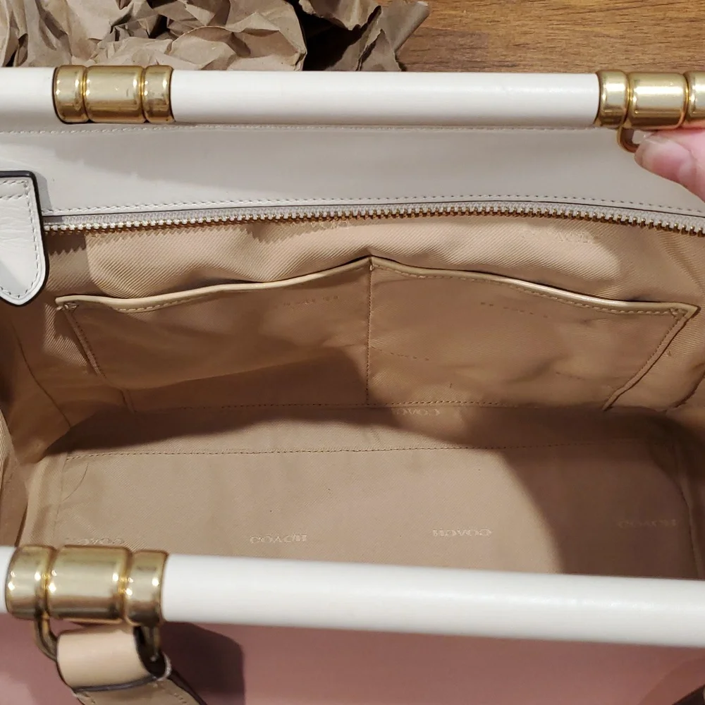 Coach Grace Colorblock Satchel - Picture 16 of 16